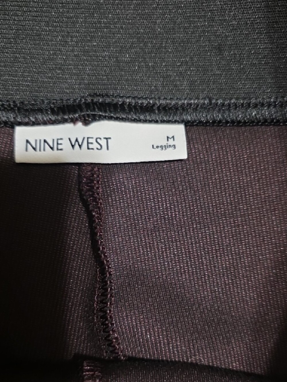 Nine West Women's Legging Trousers — Maroon Charcoal - Picture 2 of 8